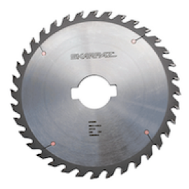 Skarpaz GR1224-125 12" 24T 20ST .085P .125K 70mm bore Gang Rip Blade; 2 Keyways 20Mm X 10nm